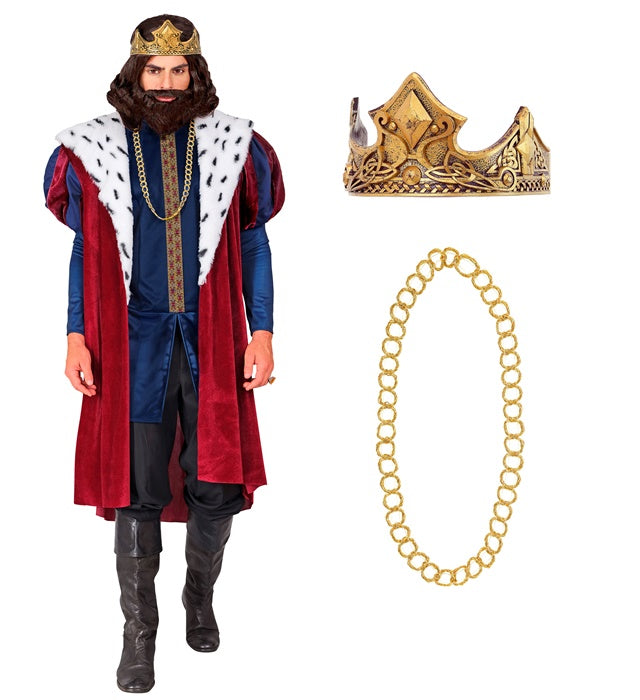 Déguisement De Roi Adulte / Costume Roi Médiéval Homme / Costume Roi Moyen âge BM / La Maison Du Déguisement