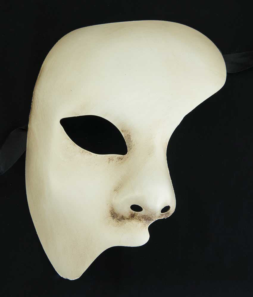 Masque Phantom of the Opera / Masque original du Fantôme de Opéra / Demi-masque du Fantôme de l'Opéra / La Maison Du déguisement