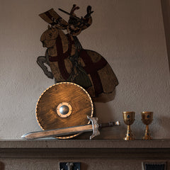 Calice médiéval Dorée / Gobelet Moyen âge Or / La Maison Du Déguisement