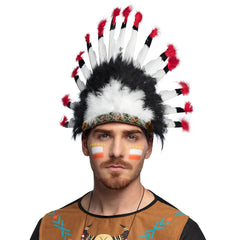 Coiffe Mohawk | Accessoire de Déguisement Indien | La Maison du Déguisement