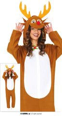 Déguisement Combinaison Pyjama Renne de Noël / Costume Cerf Pijama Adulte / La Maison Du Déguisement