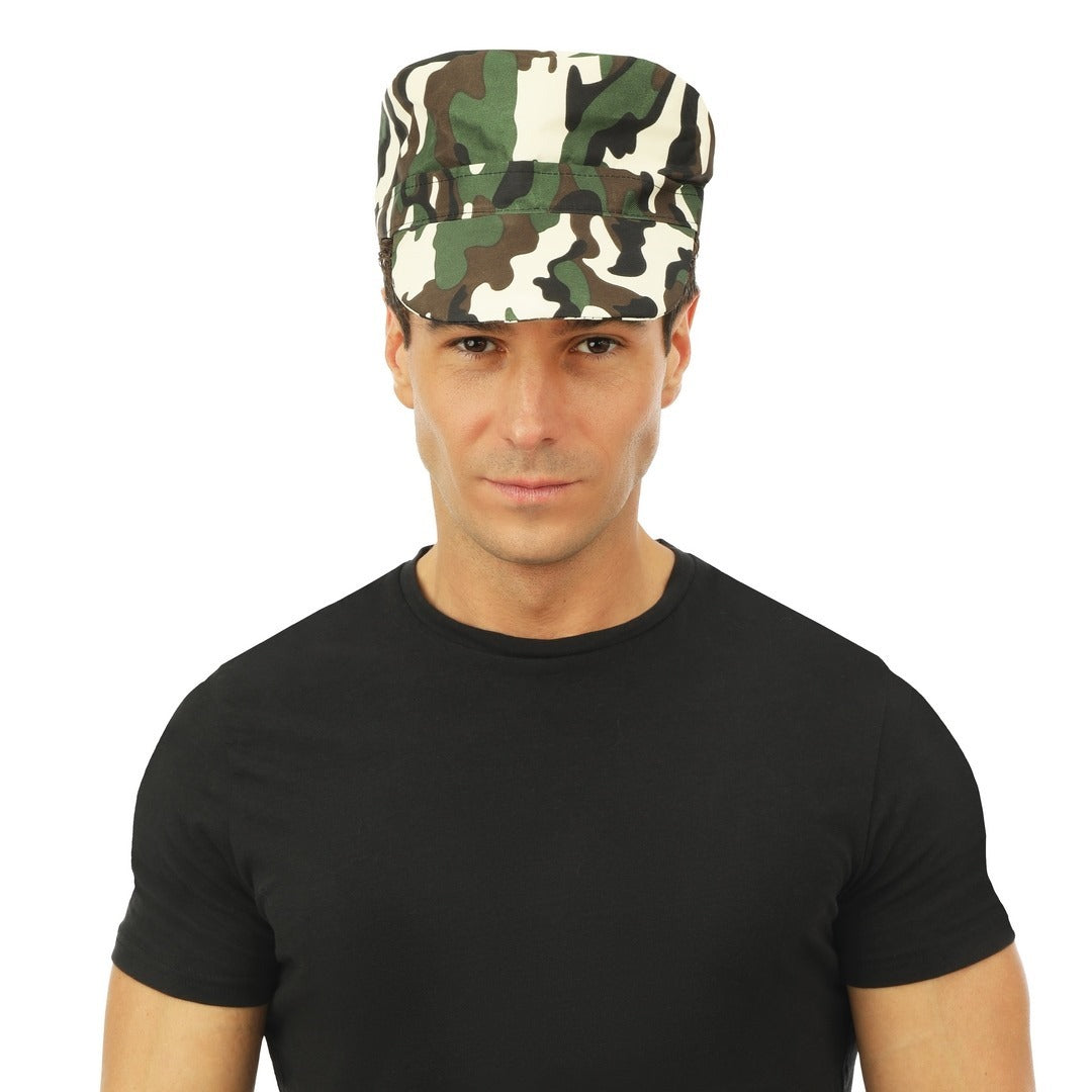 Casquette Militaire Camouflage Adulte | Accessoire de Déguisement | La Maison du Déguisement