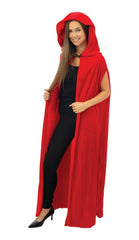 Cape Velours Avec Capuche Rouge / La maison Du Déguisement