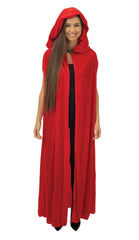 Cape Velours Avec Capuche Rouge / La maison Du Déguisement