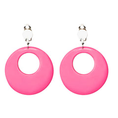 Boucles d'Oreilles Hippie Fluo / Boucles d'oreilles Disco Fluo / La Maison du Déguisement