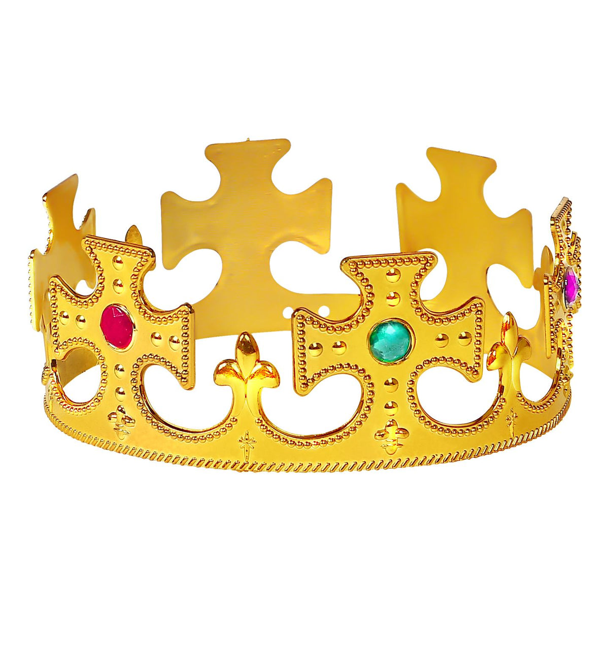 Couronne Roi Dorée / Couronne Or Avec Pierres / La Maison Du Déguisement