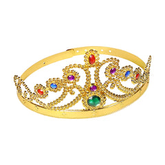 Couronne de Reine Dorée / Couronne de Reine Or Avec Pierres / La Maison Du Déguisement