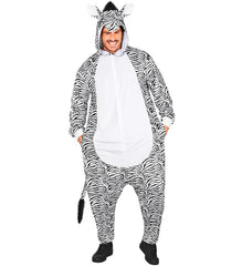 Location Déguisement Pyjama Kigurumi Zèbre Adulte / Location Costume Combinaison en Peluche Zèbre / La Maison Du Déguisement