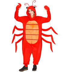 Déguisement Pyjama Kigurumi Homard Adulte / Costume Combinaison en Peluche Crabe Poisson Homme / Costume Lobster Femme / La Maison Du Déguisement