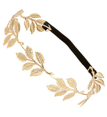 Couronne de Lauriers Dorée en Métal / Couronne de Laurier Luxe / La Maison Du Déguisement