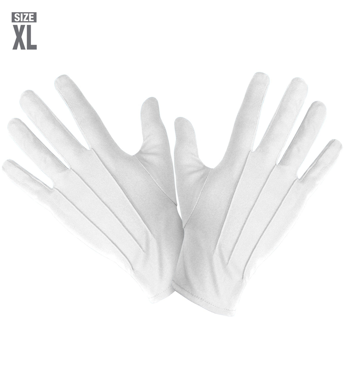 Gants Courts Blancs XL / Gants de mariage Blancs XL / Gants Blancs /  La Maison Du Déguisement