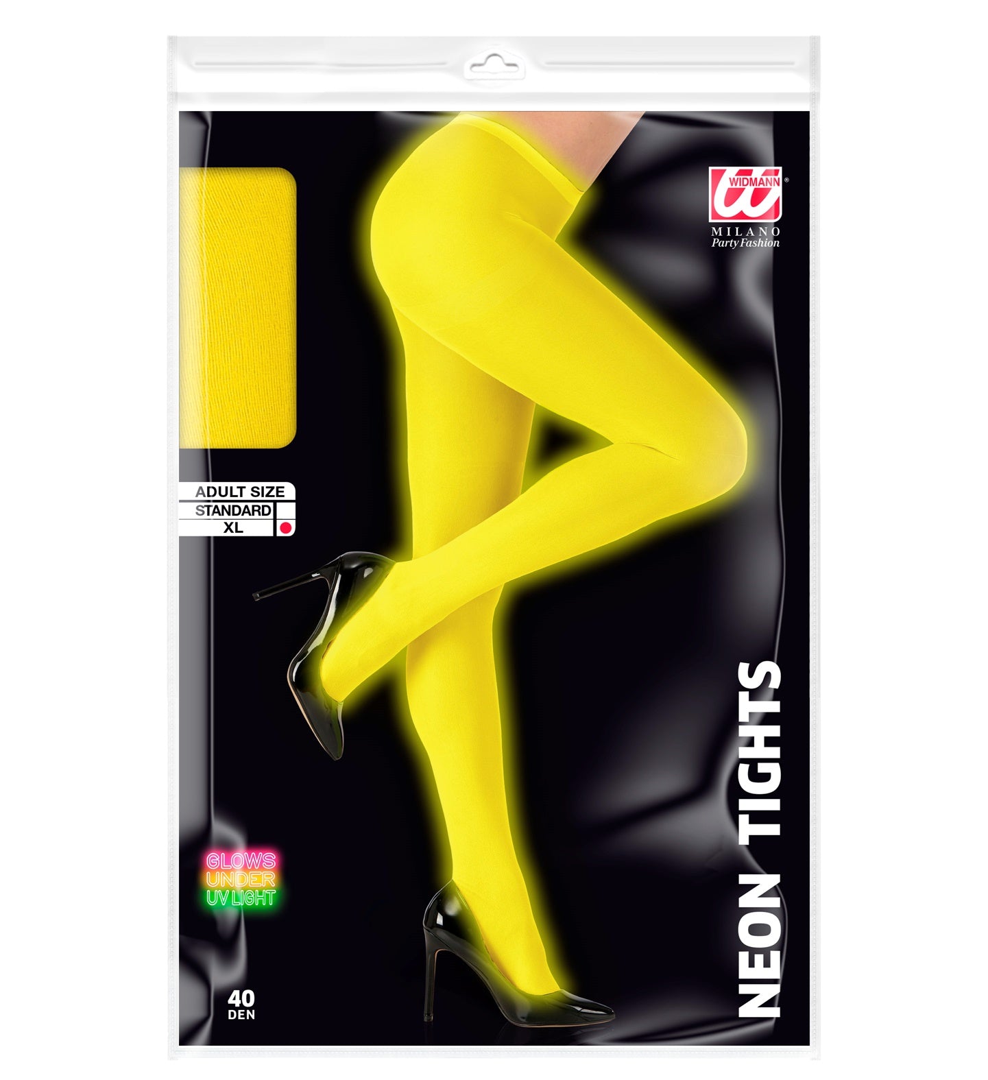 Collant Opaque Jaune / Collant Jaune / La Maison du Deguisement
