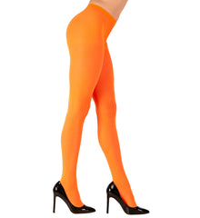 Collant Opaque Orange / Collant Orange / La Maison du Déguisement