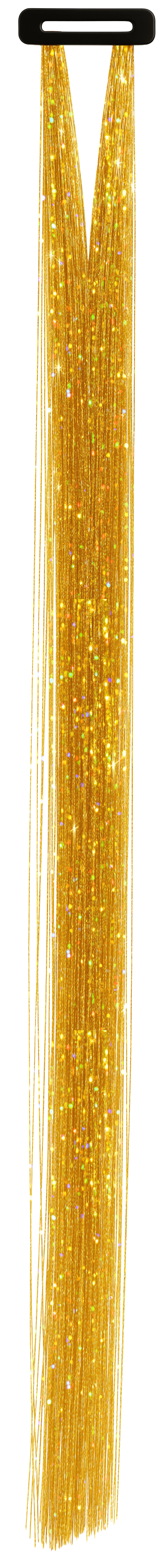 Mèches Glitter Dorée / Perruque Mèches Paillettes Or / La Maison Du Déguisement
