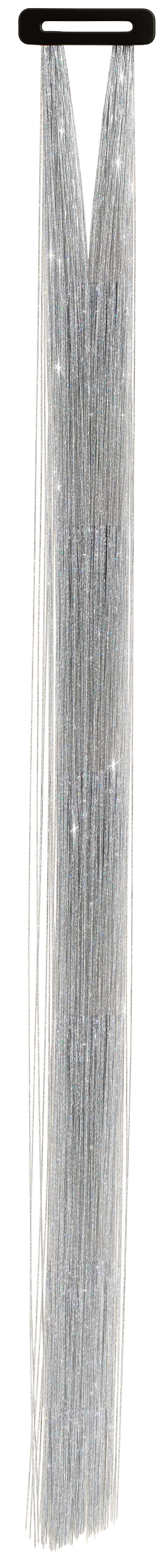 Mèches Glitter Argent / Perruque Mèches Paillettes Argent / La Maison Du Déguisement