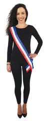 Écharpe de maire / Écharpe Tissu Tricolore Bleu Blanc Rouge / La Maison Du Déguisement