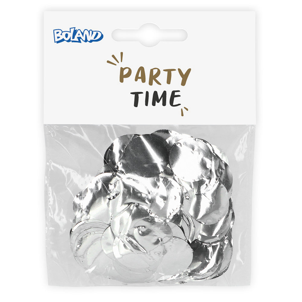 Confetti métallique Argent / Sachet Confetti métallique Argent / La Maison Du Déguisement