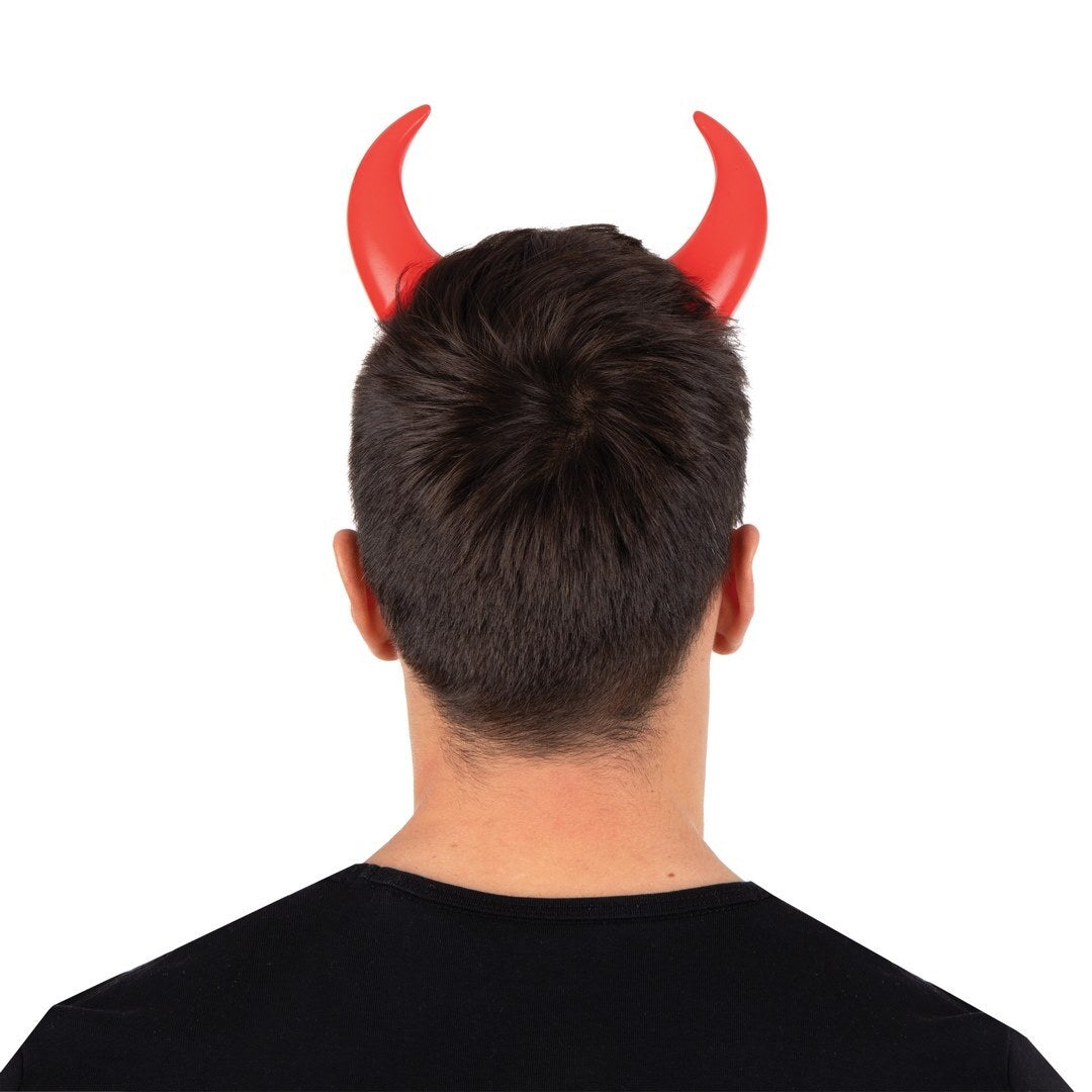 Serre-Tête Diable Rouge avec Cornes | Accessoire Halloween et Déguisement | La Maison du Déguisement