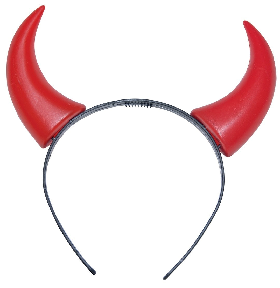 Serre-Tête Diable Rouge avec Cornes | Accessoire Halloween et Déguisement | La Maison du Déguisement