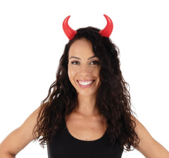 Serre-Tête Diable Rouge avec Cornes | Accessoire Halloween et Déguisement | La Maison du Déguisement