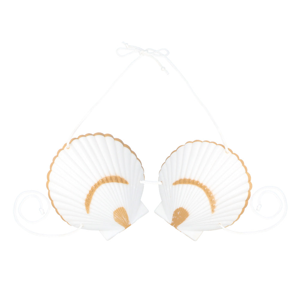Soutien Gorge Coquillages Blanc / La Maison Du Déguisement