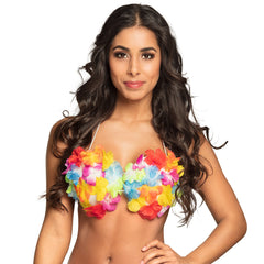 Soutien-Gorge à Fleurs Hawaïen / Soutien-gorge coquillage avec fleurs / La Maison du Déguisement