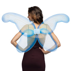 Ailes de fée Bleu GM / Ailes de Papillon Bleu GM / Ailes Samantha Bleu / La Maison Du Déguisement