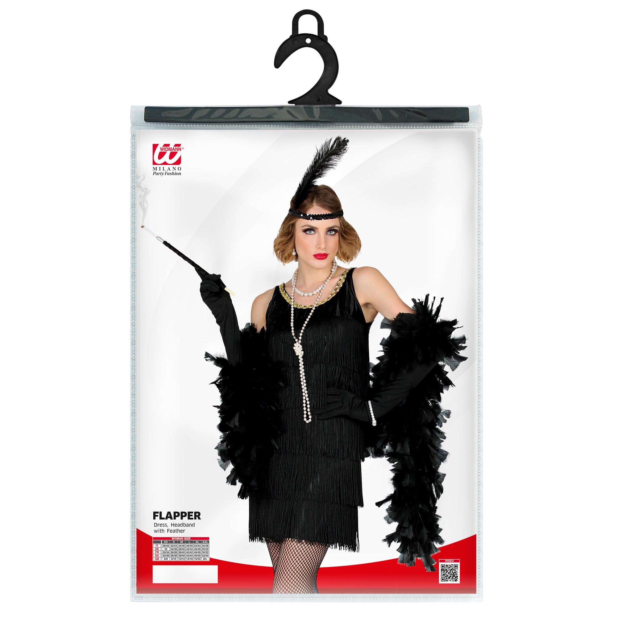 Déguisement Charleston Noir Luxe / Costume Charleston Noir Luxe / La Maison Du Déguisement