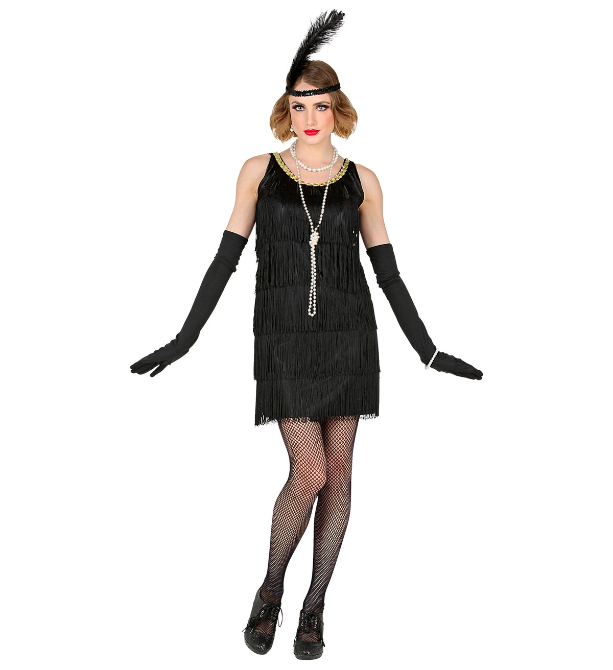 Location Déguisement Charleston Noir BM Adulte / Location Costume Robe Gatsby Femme / La Maison Du Déguisement