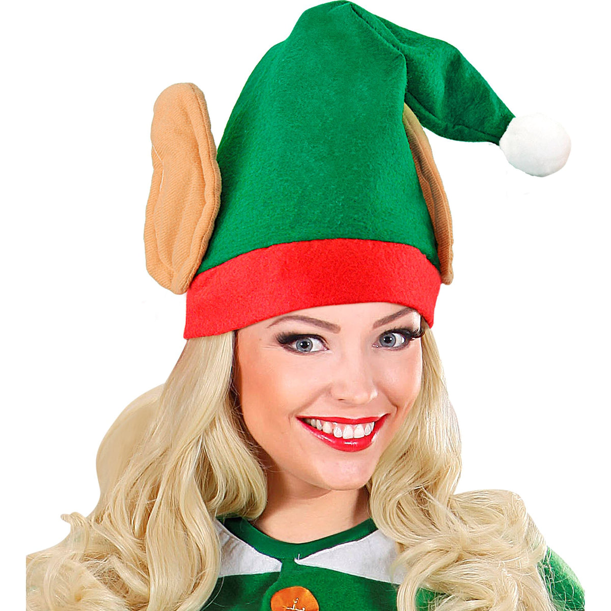 Bonnet Lutin De Noël / Chapeau Elfe Qui Aide Le Père Noël Avec Oreilles / La Maison Du Déguisement