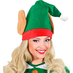 Bonnet Lutin De Noël / Chapeau Elfe Qui Aide Le Père Noël Avec Oreilles / La Maison Du Déguisement