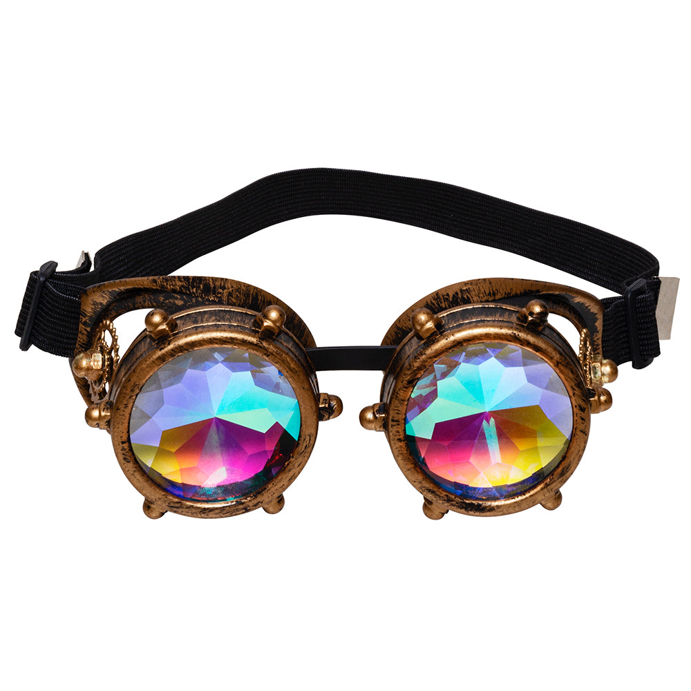 Lunettes party Space punk / Lunettes Steampunk Kaleidoscope / La Maison du Déguisement