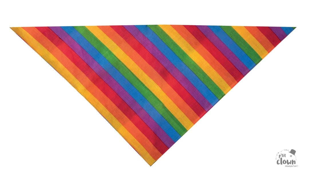 Bandana Arc-en-Ciel | Accessoires vibrants | La Maison du Déguisement