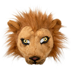 Demi-masque peluche Lion / Masque Lion / Masque de Lion avec fourrure / La maison du déguisement