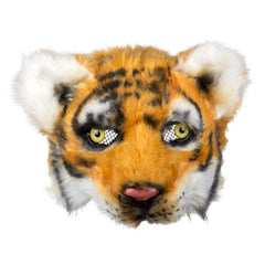 Masque Demi-Visage Tigre en Peluche / Masque de Tigre Fourrure / Demi masque Tigre / La Maison du Déguisement