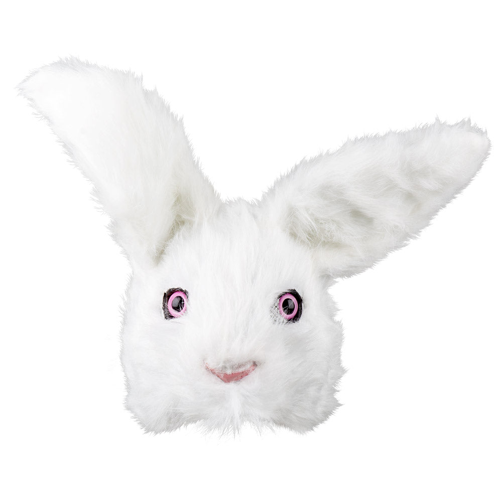 Masque Demi-Visage peluche Lapin / Masque Lapin / Masque de Lapin avec fourrure / La maison Du Déguisement