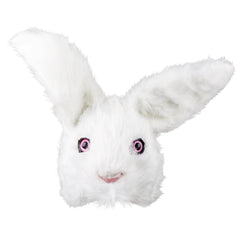 Masque Demi-Visage peluche Lapin / Masque Lapin / Masque de Lapin avec fourrure / La maison Du Déguisement