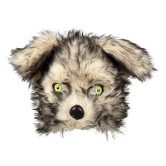 Masque Demi-Visage Loup en Peluche / Demi Masque Loup garou / Masque Loup garou / La Maison du Déguisement