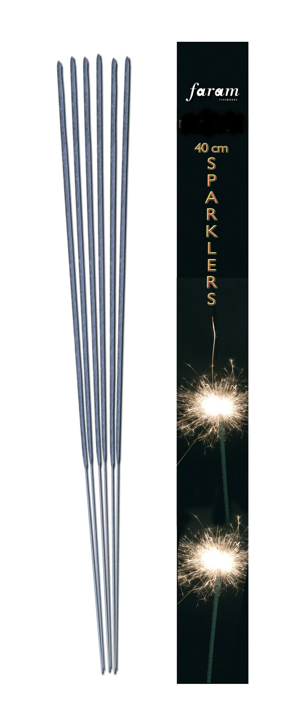 Cierges Magiques 40cm Argent X6 / Cierge Magique 40cm Lot De 6 - F1 / La Maison Du Déguisement