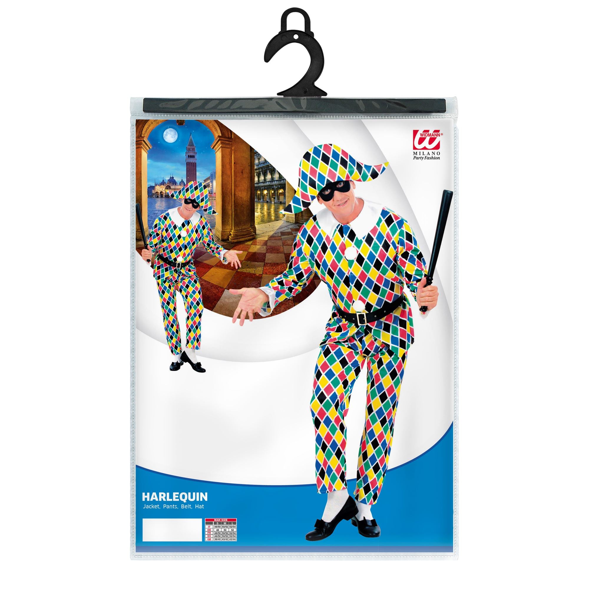 Déguisement Arlequin Luxe / Costume Arlequin, Clown Luxe / La Maison Du Déguisement