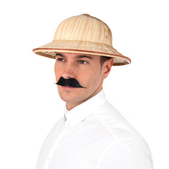 Casque Colonial / Casque Colonial aventurier / Chapeau de paille colonial /  La Maison du Déguisement