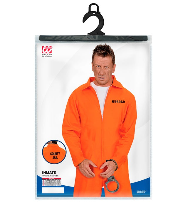 Déguisement Guantanamo Adulte / Costume Prisonnier Américain / Costume Détenu Orange / La Maison Du Déguisement