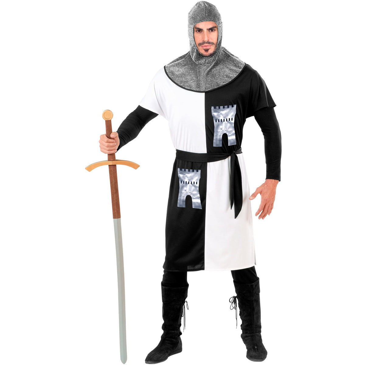 Déguisement Chevalier Blanc / Costume Croisé Blanc / Costume Guerrier Médiévale Blanc / La Maison Du Déguisement