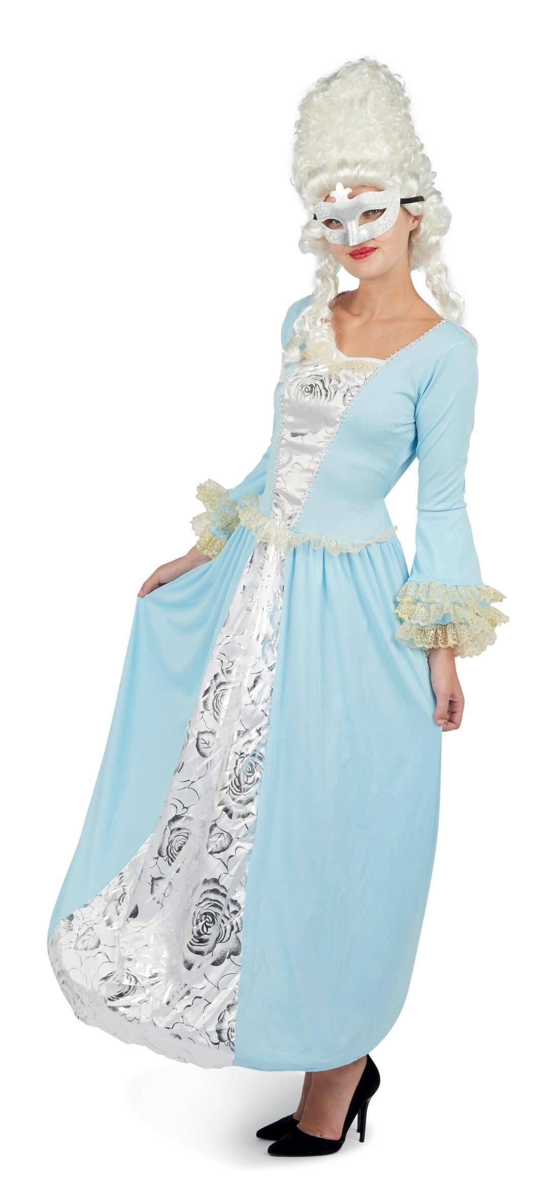Déguisement Marquise Bleu Adulte / Costume Robe Princesse Marquise Bleu Femme / La Maison Du Déguisement