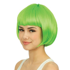 Perruque Cabaret Vert / Perruque Carré Vert / Perruque Party Vert / La Maison Du Déguisement