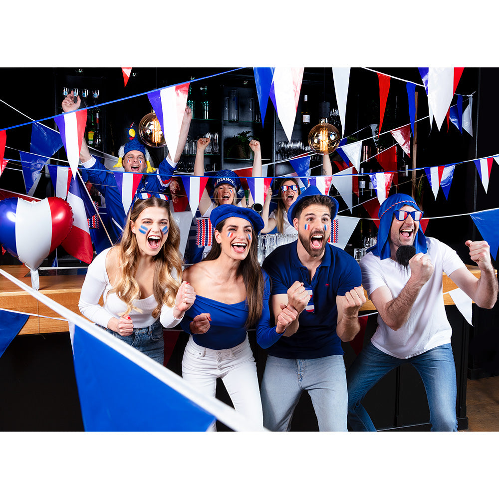 Chapeau Coq France / Coiffe Coq Supporter Bleu Blanc Rouge / La Maison Du déguisement
