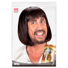 Perruque Médiévale Homme Brune / Perruque Homme Moyen âge Marron / La Maison Du Déguisement