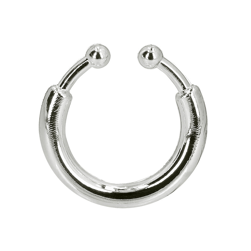 Faux piercing à clipper / 8 Piercing Argent / La Maison Du Déguisement