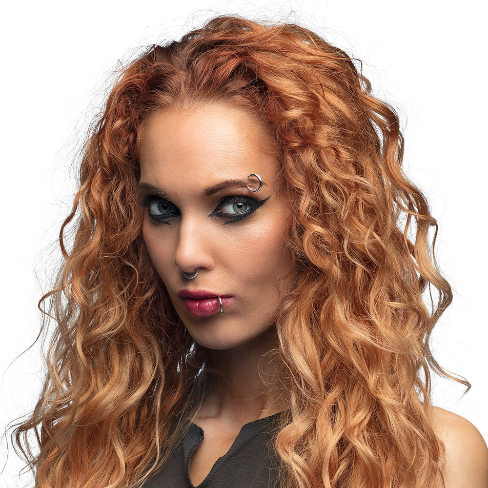 Faux piercing à clipper / 8 Piercing Argent / La Maison Du Déguisement