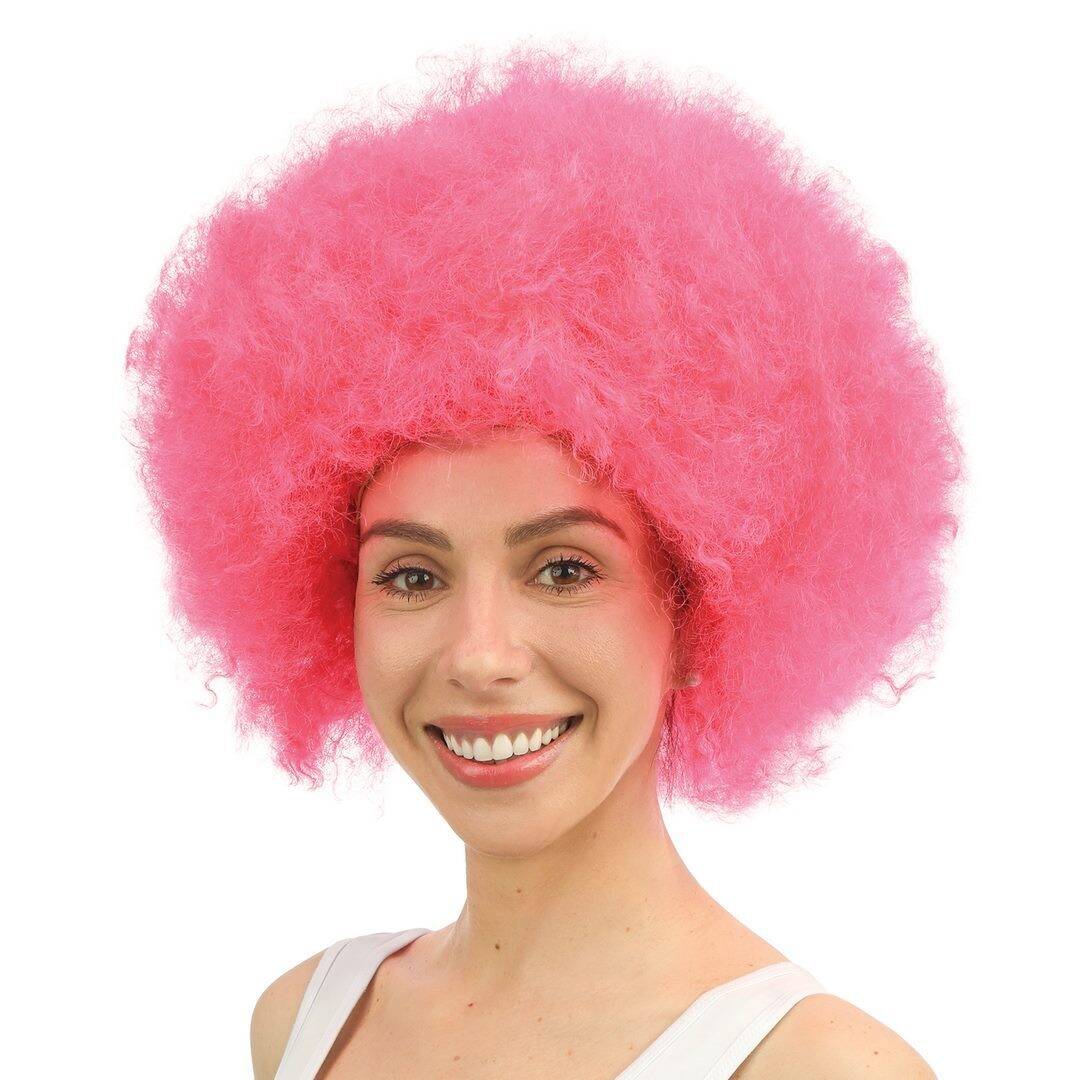Perruque Afro Jimmy Rose / Perruque Afro Groove Rose / La Maison du Déguisement